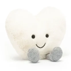 Jellycat Amuseables Cream Heart< All Soft Toys|View All