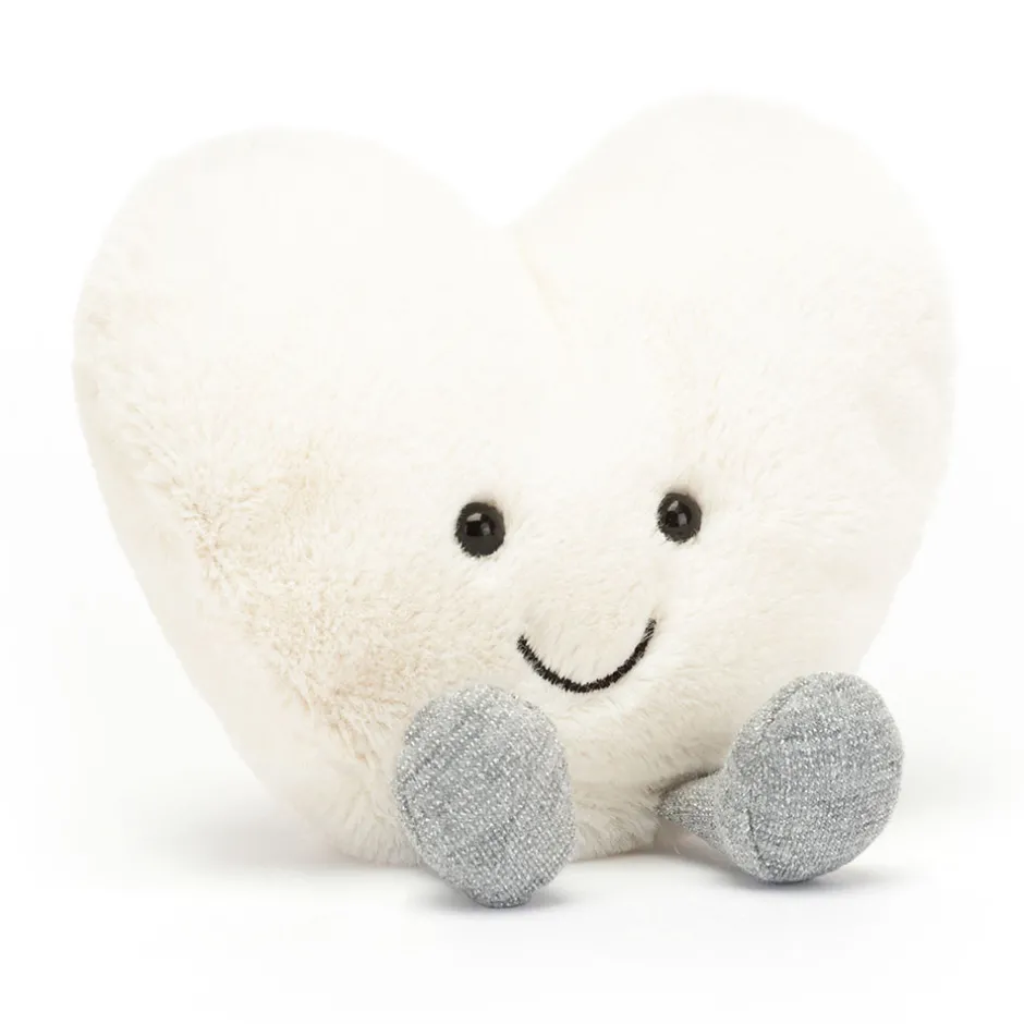 Jellycat Amuseables Cream Heart< All Soft Toys|View All