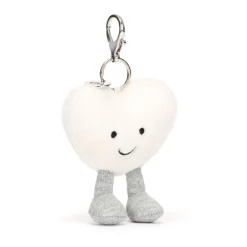Jellycat Amuseables Cream Heart Bag Charm< Best Sellers|View All