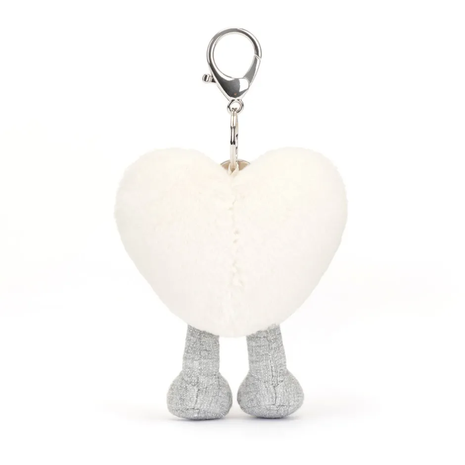 Jellycat Amuseables Cream Heart Bag Charm< Best Sellers|View All