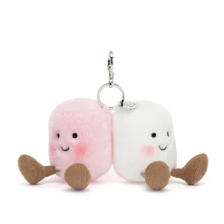 Jellycat Amuseables Pair of Marshmallows Bag Charm< Best Sellers|Back In Stock