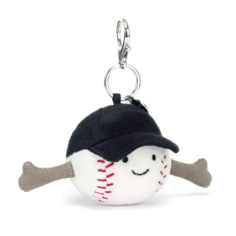 Jellycat Amuseables Sports Baseball Bag Charm< Best Sellers|Spring & Summer