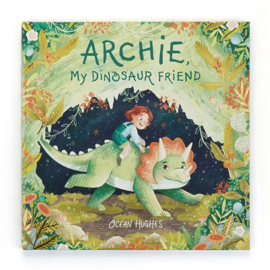 Jellycat Archie, My Dinosaur Friend Book and Archie Dinosaur< All Soft Toys|View All