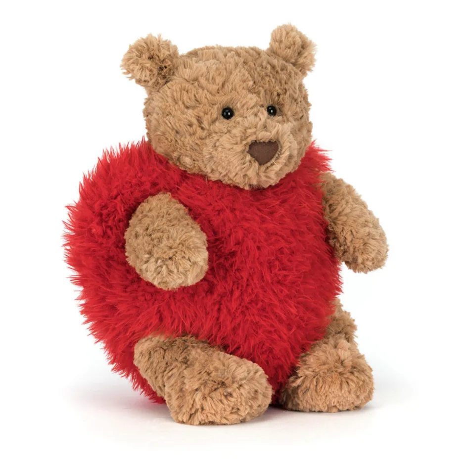 Jellycat Bartholomew Bear 'Heartthrob'< Best Sellers|All Soft Toys