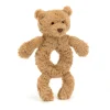 Jellycat Bartholomew Bear Ring Rattle< Bartholomew Bear & Friends|View All