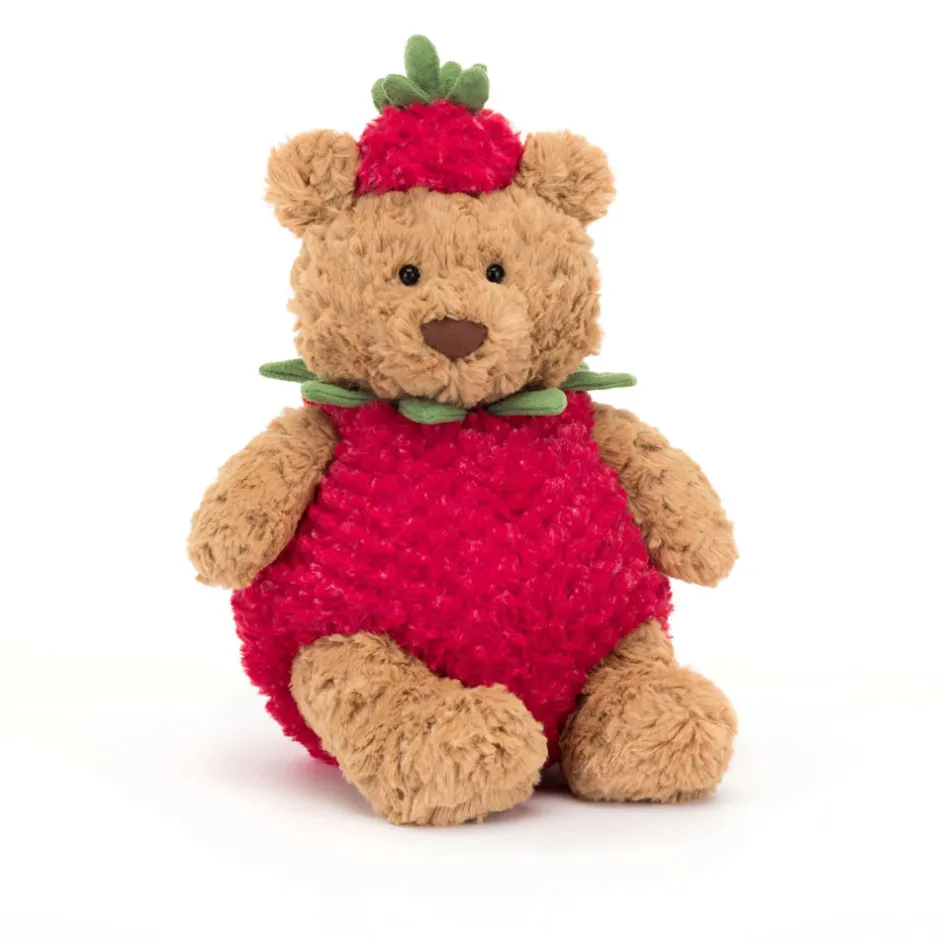 Jellycat Bartholomew Bear Strawberry< Best Sellers|All Soft Toys