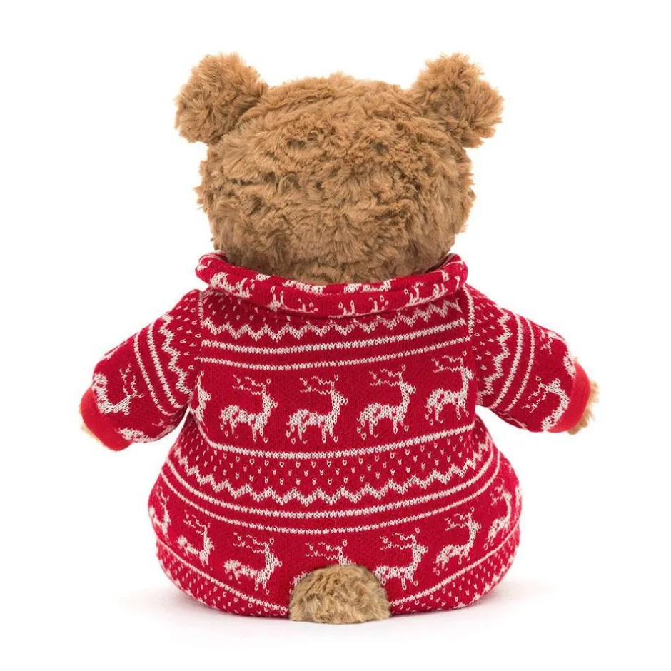 Jellycat Bartholomew Bear Winter Pyjamas< Best Sellers|All Soft Toys