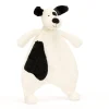 Jellycat Bashful Black & Cream Puppy Comforter< All Bashfuls|View All