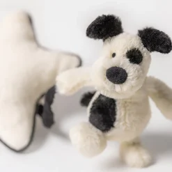 Jellycat Bashful Black & Cream Puppy Musical Pull< Back In Stock|All Bashfuls