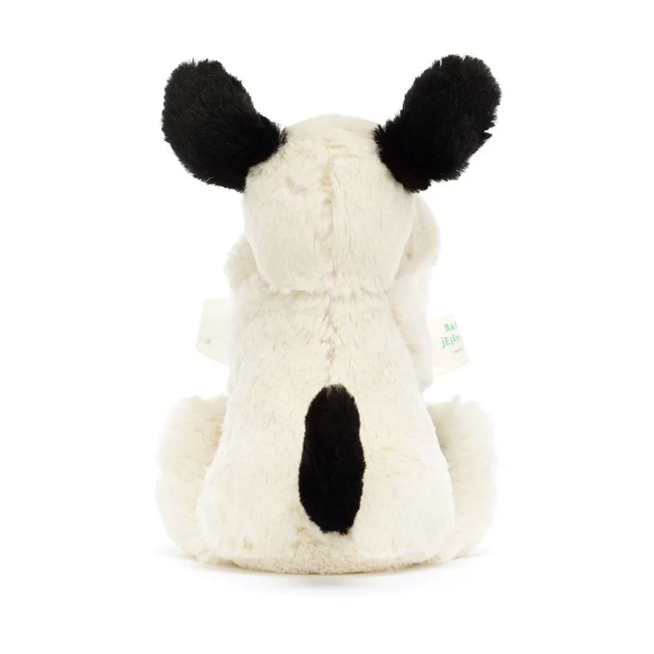 Jellycat Bashful Black & Cream Puppy Soother< All Bashfuls|View All