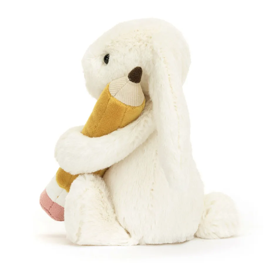 Jellycat Bashful Bunny with Pencil< Best Sellers|All Soft Toys