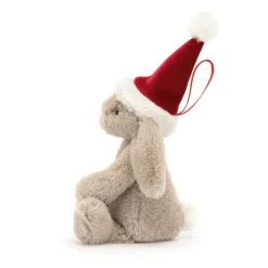 Jellycat Bashful Christmas Bunny Decoration< All Soft Toys|Bashful Bunnies