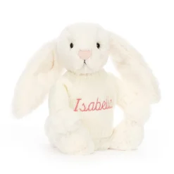 Jellycat Bashful Cream Bunny with Personalised Cream Jumper< All Soft Toys|Bashful Bunnies