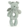 Jellycat Bashful Dragon Ring Rattle< All Bashfuls|View All
