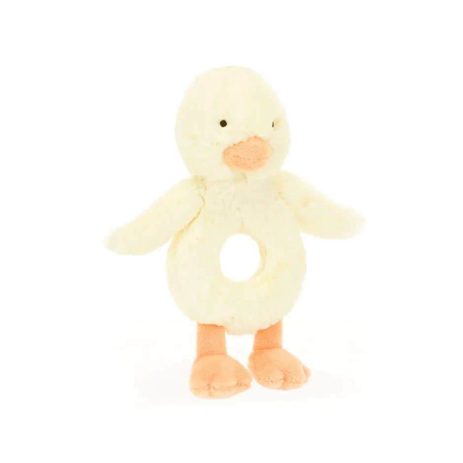 Jellycat Bashful Duckling Ring Rattle< All Bashfuls|View All