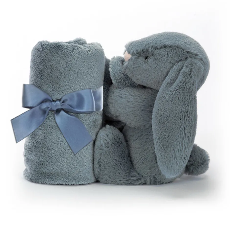 Jellycat Bashful Dusky Blue Bunny Soother< Bashful Bunnies|All Bashfuls