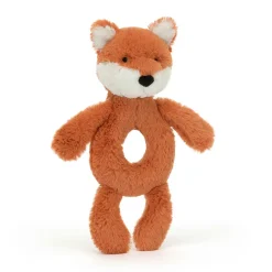 Jellycat Bashful Fox Cub Ring Rattle< All Bashfuls|View All