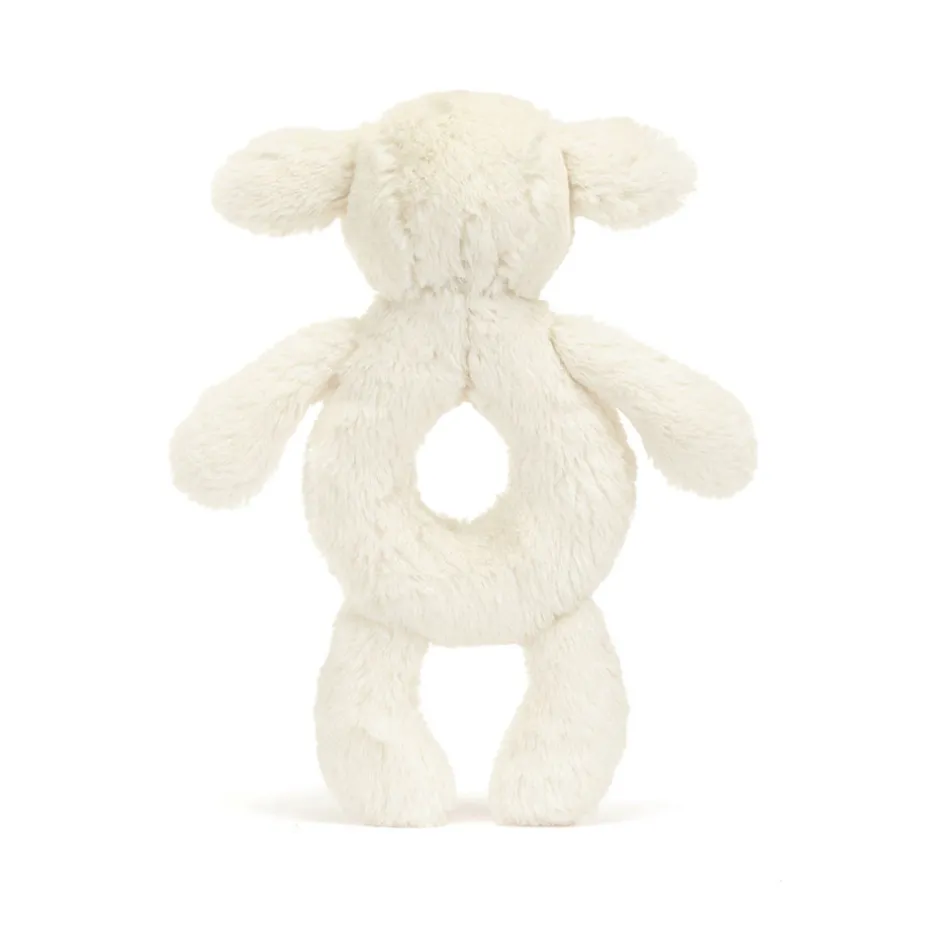Jellycat Bashful Lamb Ring Rattle< All Bashfuls|View All
