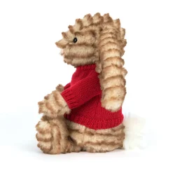 Jellycat Bashful Luxe Bunny Juniper with Personalised Red Jumper< All Soft Toys|View All