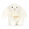 Jellycat Bashful Luxe Bunny Luna with Personalised Cream Jumper< All Soft Toys|Bashful Bunnies