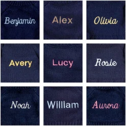 Jellycat Bashful Luxe Bunny Luna with Personalised Navy Jumper< All Soft Toys|Bashful Bunnies