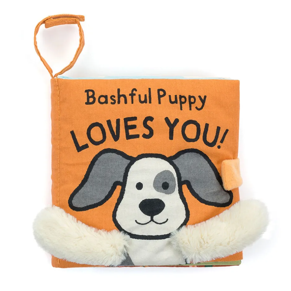Jellycat Bashful Puppy Loves You Book< Back In Stock|View All
