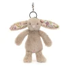 Jellycat Blossom Beige Bunny 'Petal' Bag Charm< Bashful Bunnies|All Bashfuls