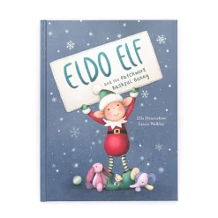 Jellycat Eldo Elf and the Patchwork Bashful Bunny Book< Back In Stock|View All