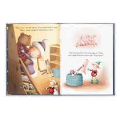Jellycat Eldo Elf and the Patchwork Bashful Bunny Book< Back In Stock|View All
