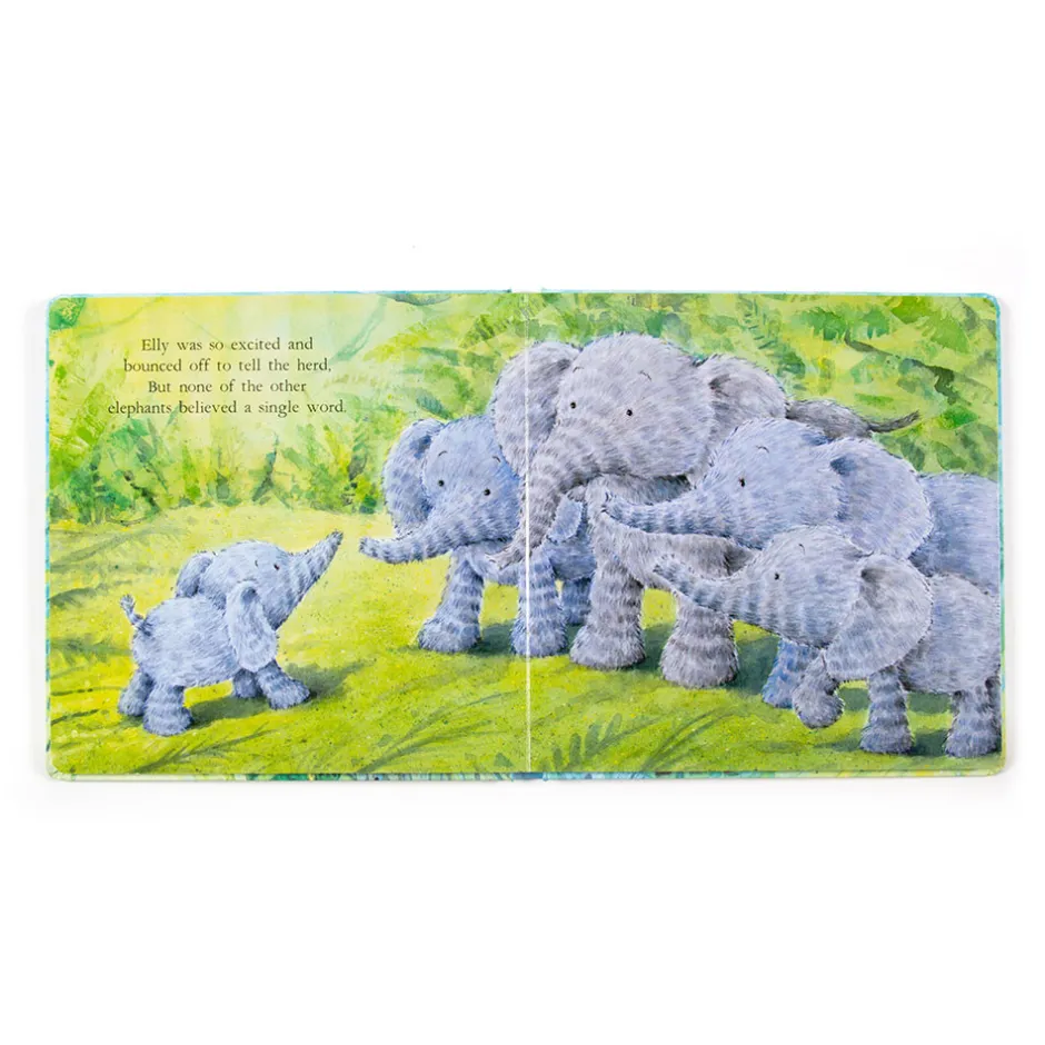 Jellycat Elephants Can't Fly Book and Fuddlewuddle Elephant Medium< All Soft Toys|View All