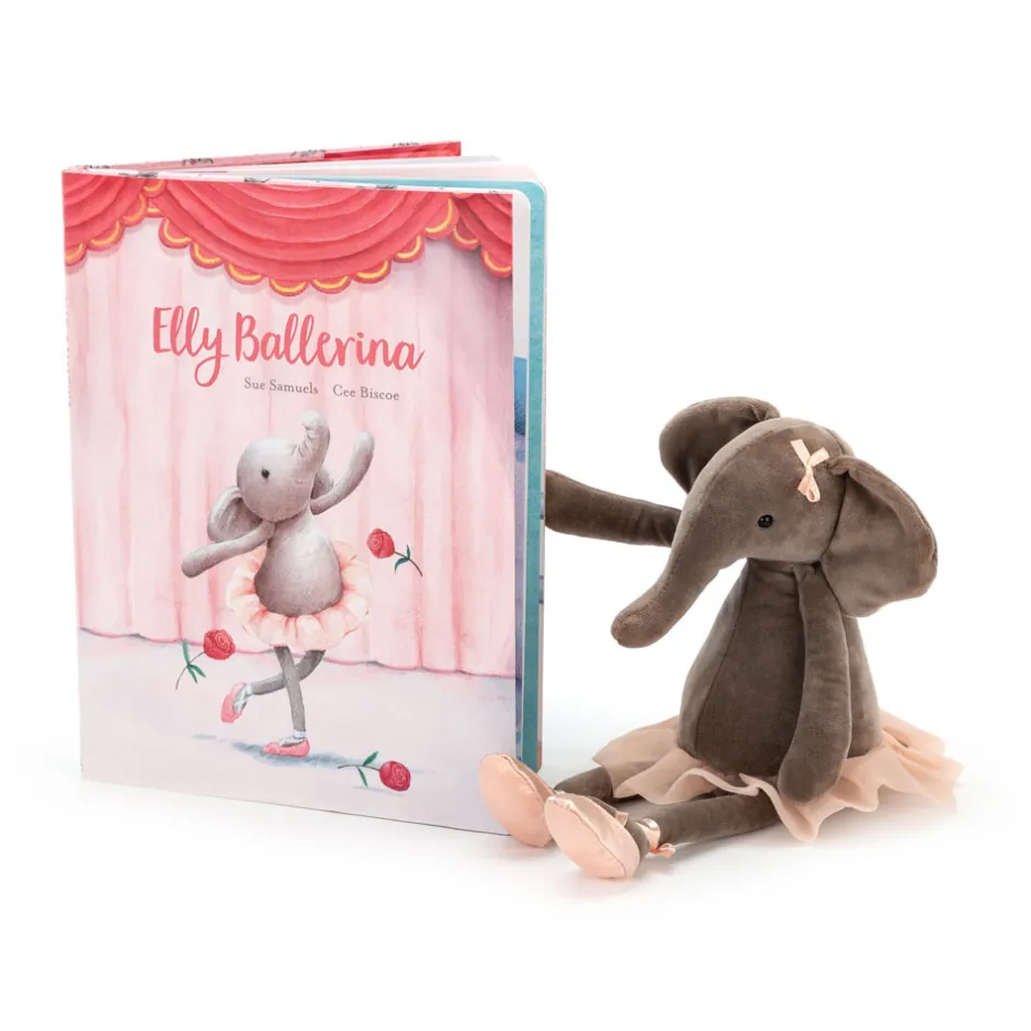 Jellycat Elly Ballerina Book and Dancing Darcey Elephant< All Baby|View All