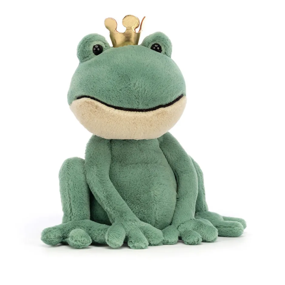 Jellycat Fabian Frog Prince< All Soft Toys|Bright & Colourful