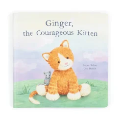 Jellycat Ginger, the Courageous Kitten Book and Fuddlewuddle Ginger Cat< All Soft Toys|View All