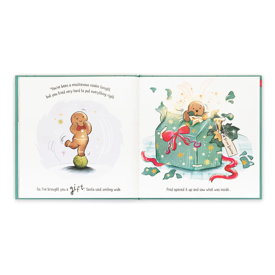 Jellycat Gingerbread Fred Book< Food & Drink|View All