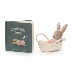 Jellycat Goodnight Bunny Book and Rock-A-Bye Bunny< All Soft Toys|View All