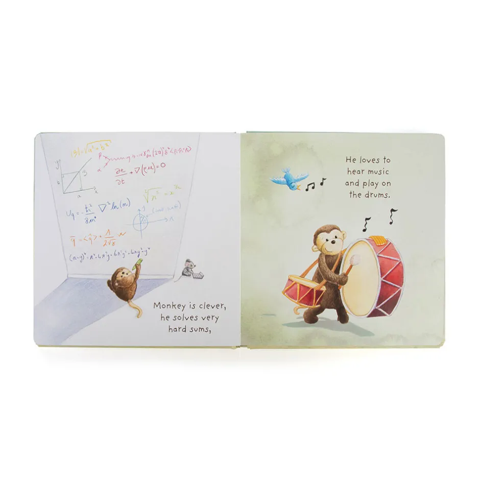 Jellycat I Know A Monkey Book< All Baby|View All