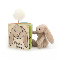 Jellycat If I Were A Bunny Book and Bashful Beige Bunny Small< All Soft Toys|Spring & Summer