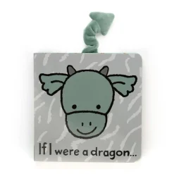 Jellycat If I Were A Dragon Book and Bashful Dragon Small< All Soft Toys|View All