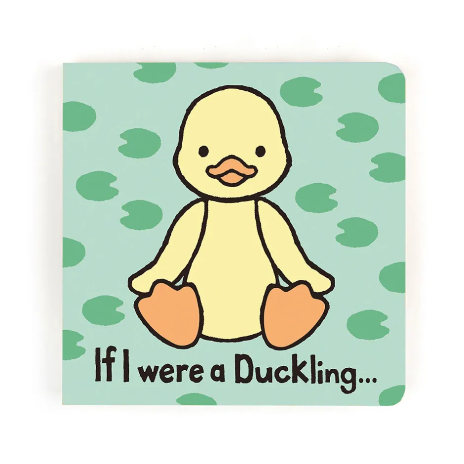 Jellycat If I were a Duckling Board Book and Bashful Duckling Medium< All Soft Toys|Spring & Summer