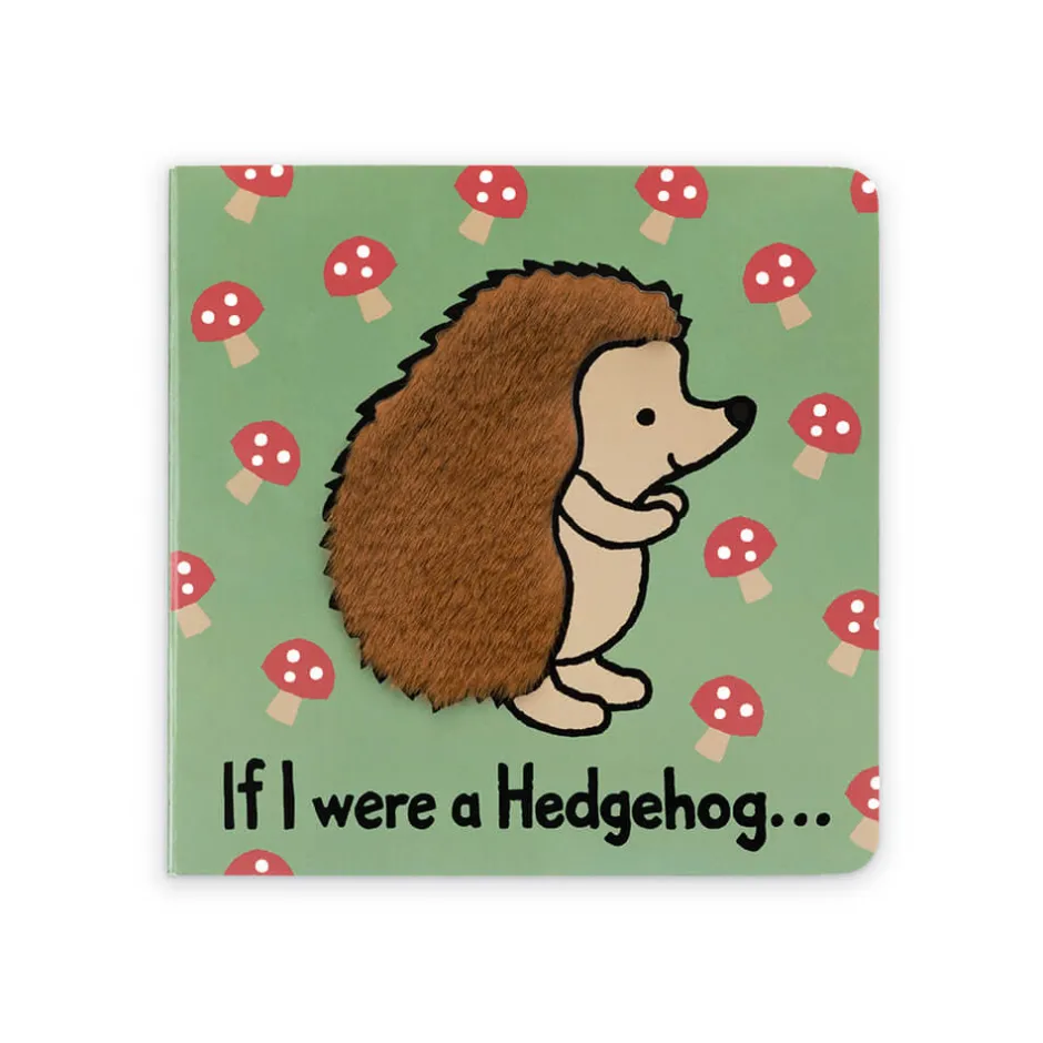 Jellycat If I Were A Hedgehog Board Book and Bashful Hedgehog Medium< All Soft Toys|View All
