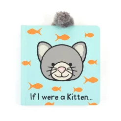 Jellycat If I Were a Kitten Board Book and Bashful Kitten Original< All Soft Toys|View All