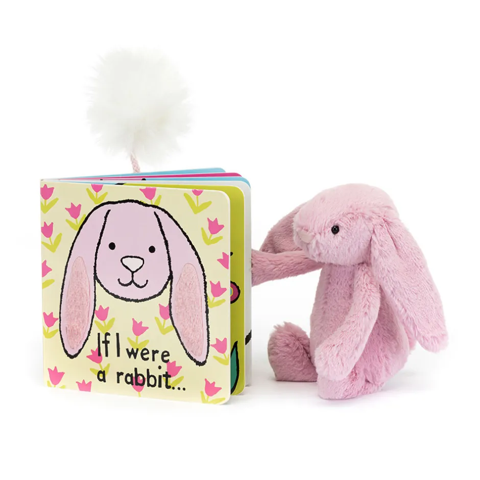 Jellycat If I Were A Rabbit Book and Bashful Tulip Bunny Small< All Soft Toys|Spring & Summer