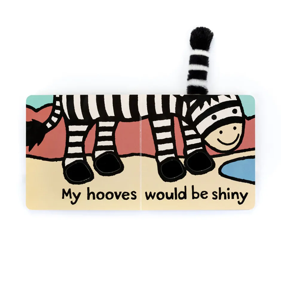 Jellycat If I Were A Zebra Board Book and Bashful Zebra Medium< All Soft Toys|View All