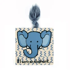 Jellycat If I Were An Elephant Board Book and Fuddlewuddle Elephant Medium< All Soft Toys|View All