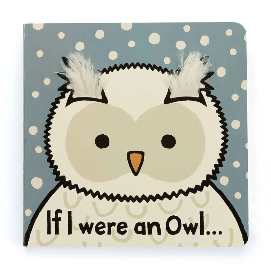 Jellycat If I Were An Owl Board Book and Bashful Owl Medium< All Soft Toys|View All