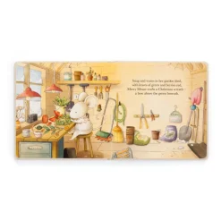 Jellycat Merry Mouse's Christmas Eve Book and Merry Mouse< All Soft Toys|View All