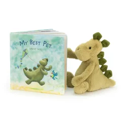 Jellycat My Best Pet Book and Bashful Dino Medium< All Soft Toys|View All