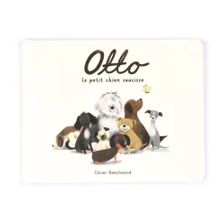 Jellycat Otto Le Petit Chien Saucisse Livre and Otto Sausage Dog Medium< All Soft Toys|View All