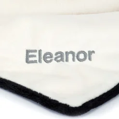 Jellycat Personalised Bashful Black & Cream Puppy Blankie< All Bashfuls|View All