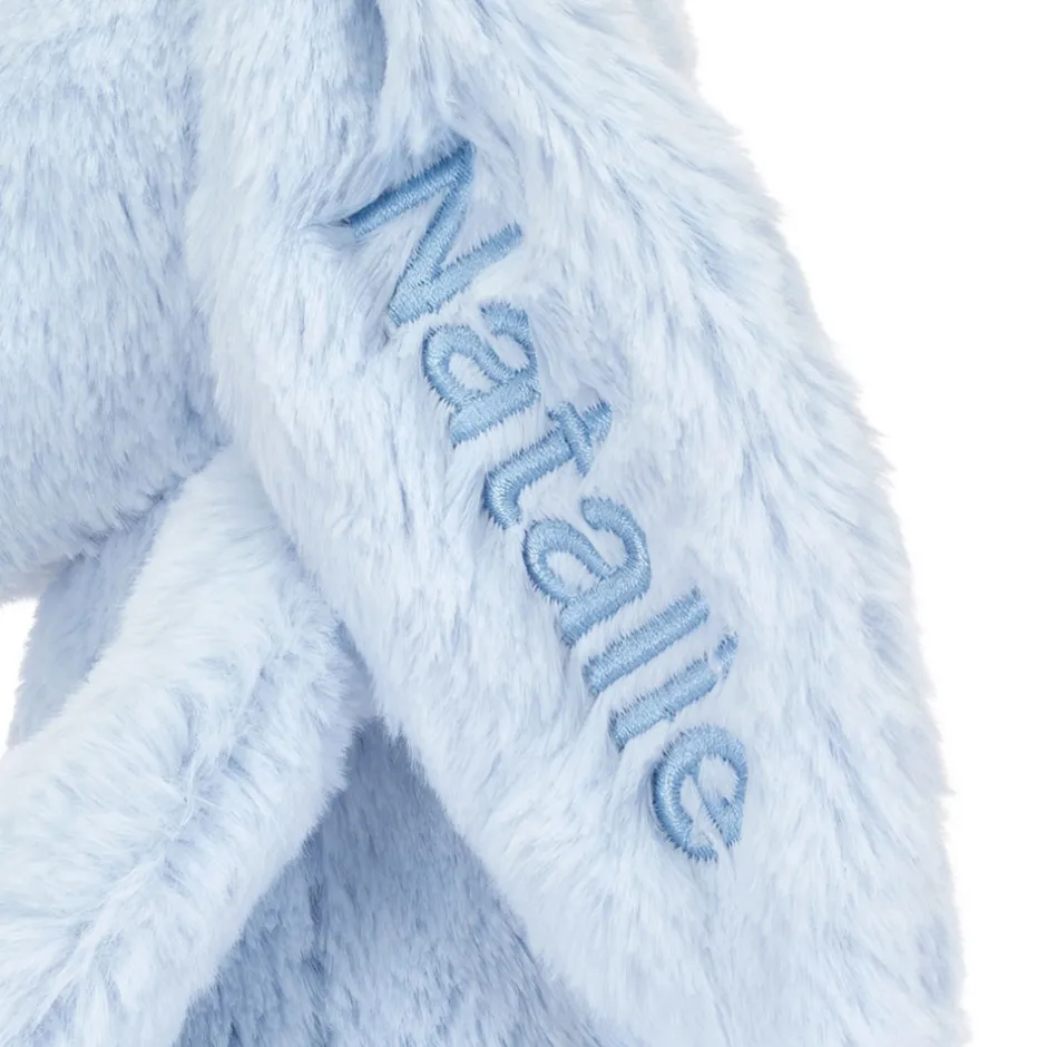 Jellycat Personalised Bashful Blue Bunny Medium< All Soft Toys|Bashful Bunnies